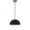 Quoizel Piccolo Pendant Mini Pendant 1 Light Weathered Brass QPP6191WS - alternate 3